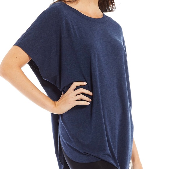 Anna & Ava Sweaters - Anna & Ava Navy Blue One Size Jersey Poncho Cape NWT